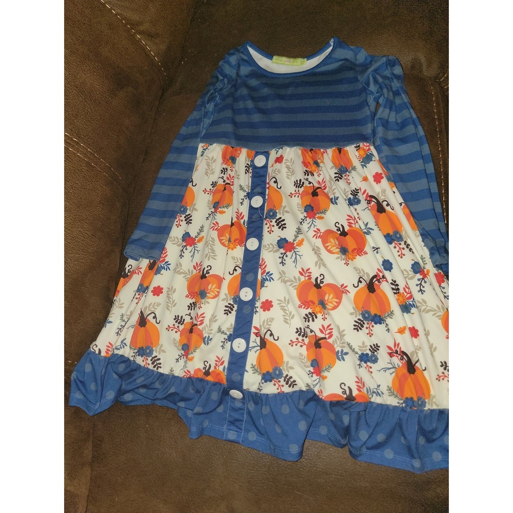 Millie‎ loves lily fall Halloween pumpkin dress size 8